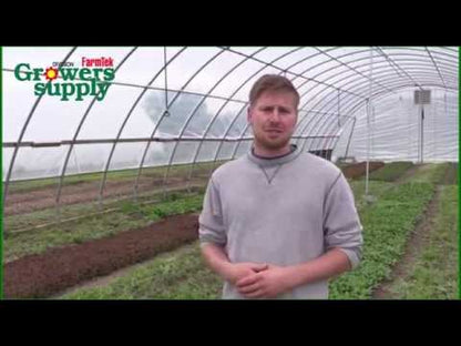 FarmTek GrowSpan 20'W Round Premium Extra Tall Tunnel Greenhouse System | High Yield | Durable Design