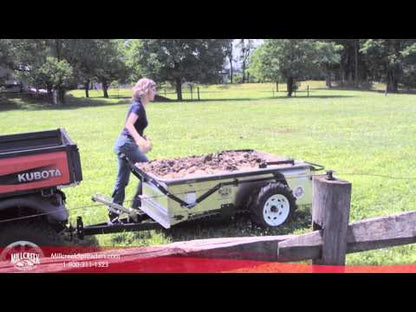 Millcreek | Compact Stainless Steel Manure Spreader | Models 27SS & 37SS | Width 28″–34″ | Ground Drive | Horsepower 12 To 15 HP | For Tractors, ATVs & Utility Vehicles