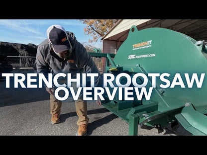 Trenchit Silt Wheel Rootsaw With PTO 540 RPM Output | Model RTS500 | 38" Trench Depth | 50-90HP | For Tractor