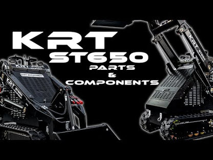 KRT Equipment Compact Track Loader | Model ST 650 | Capacity 500 lbs | 23 HP | For Mini Skid Steer