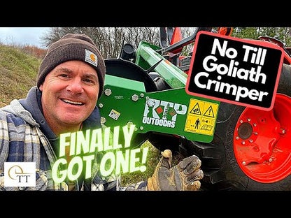 PH Outdoors Goliath Series 4' 6’ 8’ & 10’ Heavy-Duty Rollers Crimper | Model Goliath 4, 6, 8, & 10 | Width 48", 72”, 96” & 126” | 30-50 HP | For Tractors