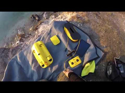 Chasing Gladius Mini S Underwater Drone with a 4K UHD Camera