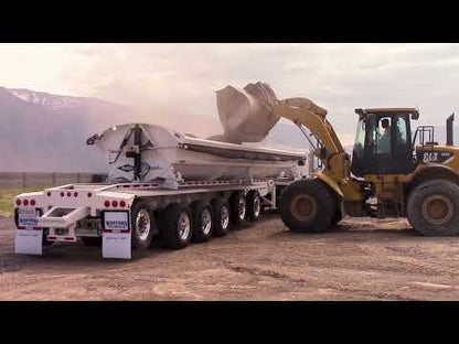 SmithCo 6-Axle Side Dump Trailer | Model SX6U-53-40 | Frame Length 53' | Tube Length 40' | Tub Paint DV-19088 White