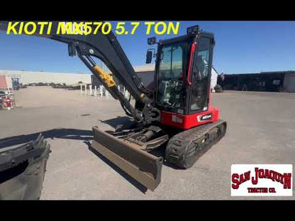 KIOTI Mini Excavator | Model MX570A | Width 78" | Zero Tail Swing | 5.7 Ton | For Construction