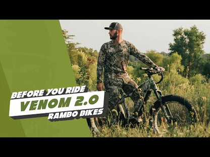 Rambo Venom 2.0 | Load Capacity 300 Lbs | Maximum Speed Up-To 32 Mph