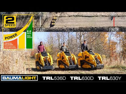 Baumalight Mini Track Loader | Model TRL630Y | Width 40" | Yanmar 22.8 HP | 2-Speed | 10.5 GPM