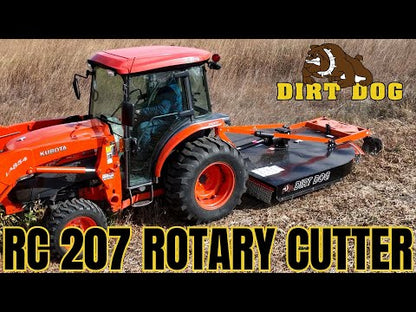 Dirt Dog RC 207 Heavy Duty Rotary Cutter | Cutting Width 82" | 45-90HP | For Tractor