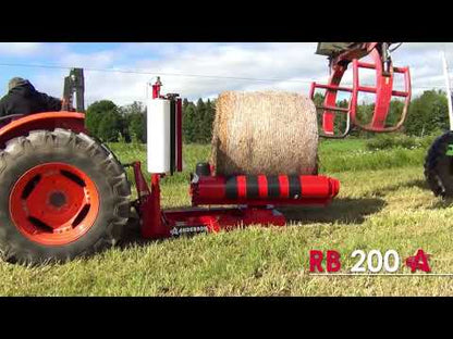 Anderson RB200 3PT Single Hay Bale Wrapper | 30 Bales Per Hour | 55HP For Tractor