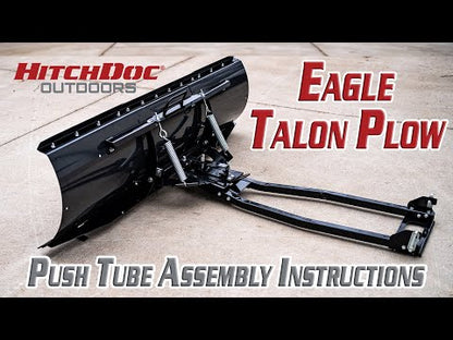 HitchDoc Outdoor | Universal ATV Snow Plow System | Adjustable 50" To 60" Blade | Horsepower Range 20 To 45 HP | For ATVs