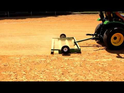 TurfTime Tow Behind Infield Groomer | Model Triple Play 60 | Working Width 60" | Horsepower 10-30 HP | For Tractors
