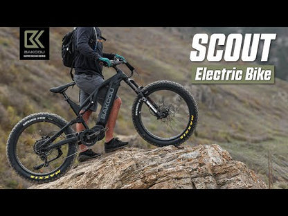 Bakcou Scout Jäger Fat Tire Electric Bike | Up-To 65 Miles Single Charge | 11-Speed Gear Ratio