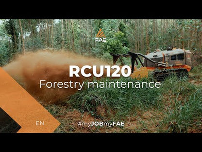 FAE Remote-Controlled Tracked Carrier | Model RCU120 | Up to 55° Slopes | 120 HP | For Forestry
