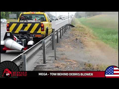 Buffalo Turbine Model BT-MEGA2 Tow Behind Debris Blower - 360° Nozzle Control