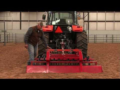 Red Master Harrow | T-Rex | Hydraulic Arena Drag | 8 ft Width | 20–40 HP| For Compact & Utility Tractors