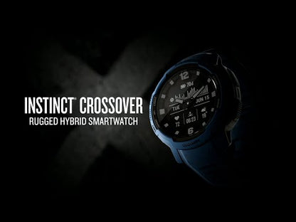 Garmin Instinct® Crossover - Standard Edition Rugged Hybrid Smartwatch