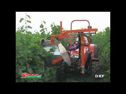 Rinieri DRF Barrel Leaf Remover on Vision 1 Frame With Hoses |  24" - 43" Roller Height for Tractor