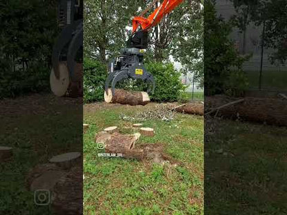 Interlam Grapple Saw Fixed Rotator | Model IT1050, IT1300, IT1600 & IT1900 | Cutting Diameter 18"-34" | Machine Size 3-30 Tons | For Excavators