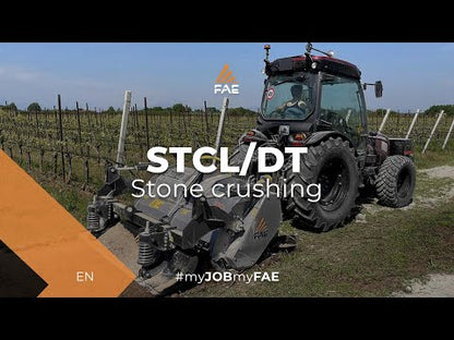 FAE | STCL & STCL/DT Stone Crusher | Models 100 to 200 | Width 43.7" To 81.5" | Crushes Stone Up to 6" Inches Deep | Horsepower 70–150 HP | For Tractors