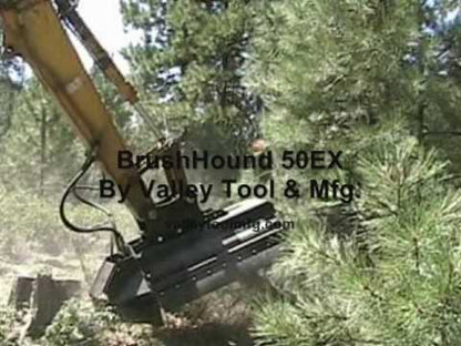 Brush-Hound 50EX-HD Heavy Duty Flail Mower Shredder | 50" Cutting Width For Excavator