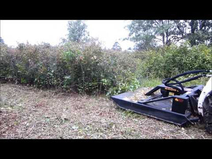 Brush Wolf Closed Front / Heavy-Duty Brush Cutter Series | Cutting Width 60", 66", 72" & 78" inches | Hydraulic Flow Range	10-40 GPM | For Skid Steer