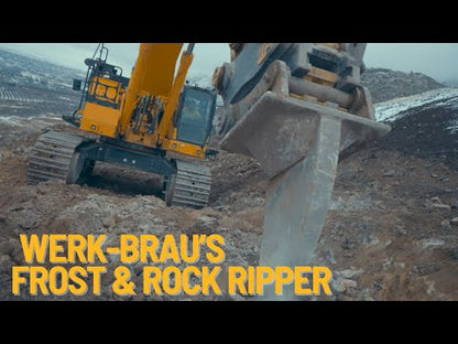 Werk-Brau Frost & Rock Ripper | Heavy Duty | 18"–54" Width | 12–70 Tons | For Excavators