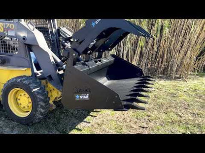 Star Industries Universal Grapple Adapter | Model 175-UGA | 15–25 GPM | For Star LP Skid Steer Buckets