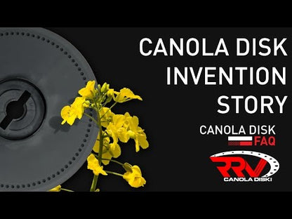 RRV Canola Disk Knock-Out Wheel Assembly & Wear Strip | 12-Notch Design | 0.5" Polycarbonate | For John Deere CCS Mini-Hopper