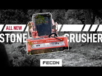 Fecon Stone Crusher | Model SC6220 & SC7620 | Width 62" To 76" | 30–50 GPM | 80–132 HP | For Skid Steer