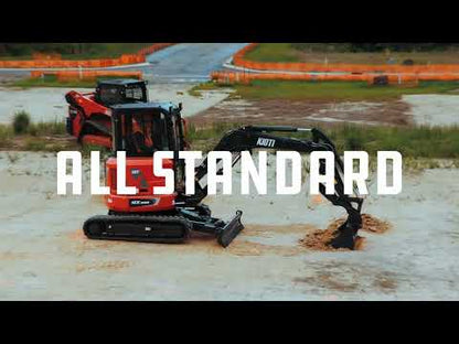 KIOTI Mini Excavator | Model MX350AE | 68.4" Width | Extended Arm & Hydraulic Thumb | 3.5 Ton | For Construction