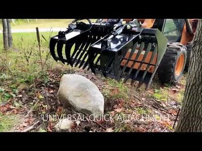 Top Dog Attachments T/S Brush Grapple | Width 60"-72" | Weight 499-548 lbs | Oil Flow Range 15-20 GPM | For Skid Steer