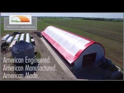 FarmTek ClearSpan Premium HD BeefMaster Building Systems With White Cover | Ultra-Durable Cattle Shelter Solution