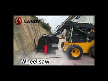 Landy Attachment Wheel Saw | Overall Width 53.5" | 15–30 GPM | For Skid Steers