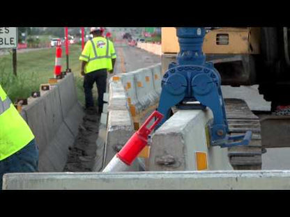 Vacuworx Hydraulic Barrier Lifter | Model HL Series | Width 24" To 30" | Capacity 6,000 To 23,200 lb | 2.75 To 10.5 Tons | For Excavators & Large Host Machines