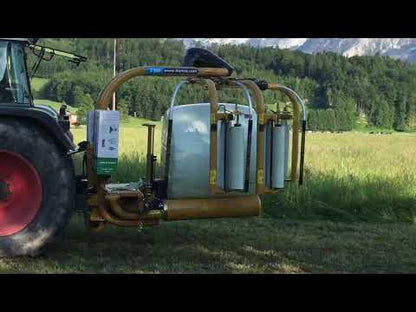 Tanco Round Bale Wrapper | D66-S300-V | Width 54" | 30-60 GPM | 40-60 HP | For Skid Steers, Tractors & Loaders