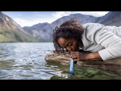 LifeStraw® Peak Solo Personal Water Filter | Filter Capacity 2,000L | Flow Rate 3 Liters/Minute | For Hiking, Travel & Emergency Use