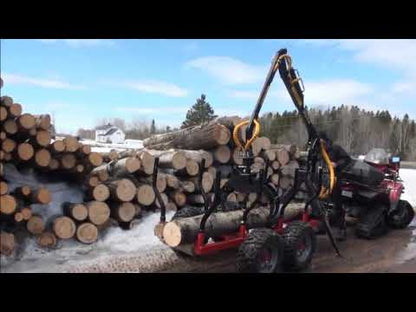 Machinerie AM Inc | "FOR" Series Forestry Trailer | with Double Frame | Capacity 1.75T to 12T