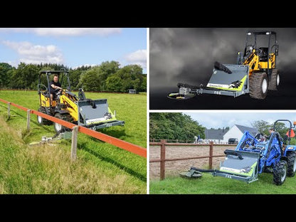 GreenTec Weed Eater Mower 3 Point Hitch | Model Fox 40 | Cutting Width 31.5" Inches | Horsepower 50 HP | For Tractors
