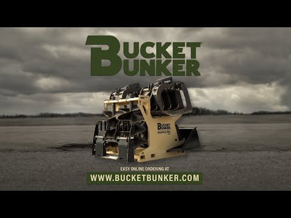 Bucket Bunker Grapple PRO | Width 48" | Length 60" | Hydraulic Flow Range 15-30 GPM | For Skid Steers