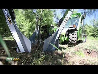Baumalight ST650 Tree Spade | 50" Root Ball | 6-Blade Dual-Hinged | 4.5 To 6 Tons | For Telehandler