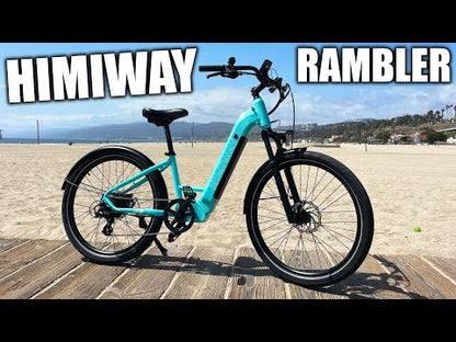 Himiway Rambler | Electric City Commuter Bike | 500W Mid-Drive Motor | 40-55 Miles Range On A Single Charge