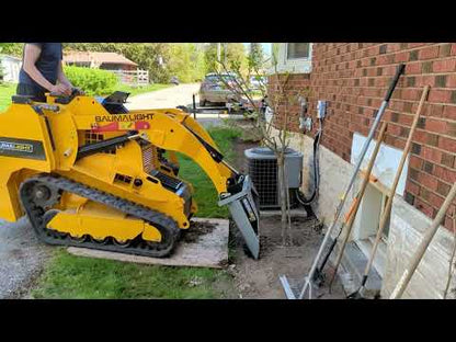 Baumalight Tree Spade | Model X4M | Length 35" | Root Ball Diameter 22" | Hydraulic Flow Range 10-20 GPM | For Mini Skid Steers
