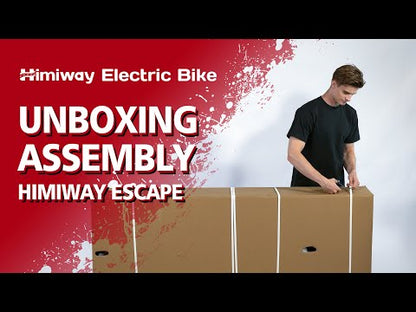 Himiway Moped-Style Electric Bike | Model Escape Pro | Length 69" | Battery 48V 17.5Ah | Range 50 Miles | 750W Hub Motor