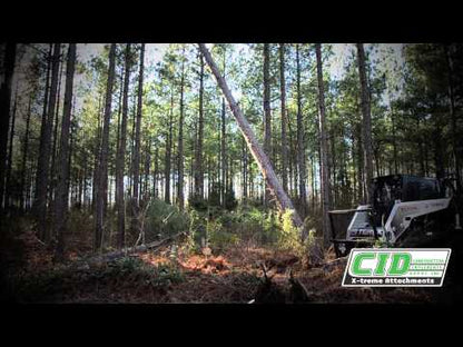 CID Manual & Hydraulic Rotating Tree Shear Attachment For Skid Steer