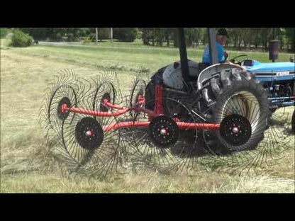 Befco Ground Driven Finger Wheel Rakes | Model RS2-02 To RS2-06 | Working Width 4'3" To 15'10" | Horsepower 16-80 HP | For Tractors