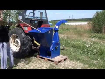 Farmer Helper FH-DW30 Drum Style Wood Chipper | 6” Chipping Diameter | 20-50HP for Tractor