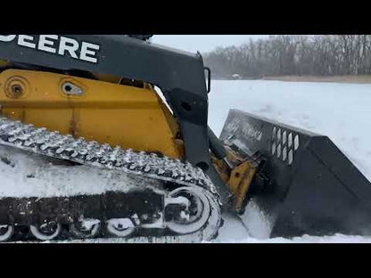 Ignite Attachments Light Material Snow Bucket | Width 94" | Capacity 49.4 Cu. Ft. | Hydraulic Flow Range 13–25 GPM | For Skid Steers