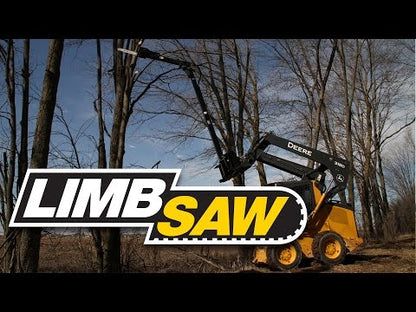 HLA Attachment Hydraulic Limb Saw | 22 HP | Hydraulic Flow 15 GPM | Automatic Chain Oiler | For Tractor/ Skid steer