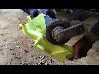 Aricks Seed Boot | Model Left & Right Boot | 0.5" Shoulder Bolt | Extended Wear Ni‑Hard 4 | For John Deere 90 & Pro Series Seed Drills