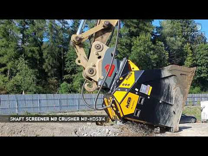 MB Crushers Padding Bucket | Model MB-HDS314 | 3,086 lbs For Excavators, Backhoe Loaders And Loaders