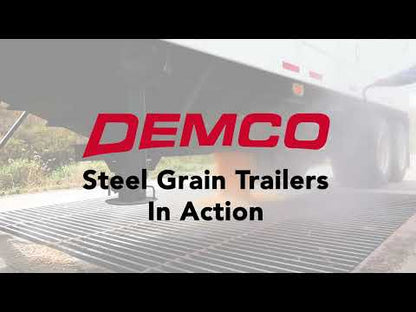 Demco Steel Hopper Bottom Trailers | Length 38' ft | Weight 10,700 Lbs | King Pin Setting 15" | For Tractors